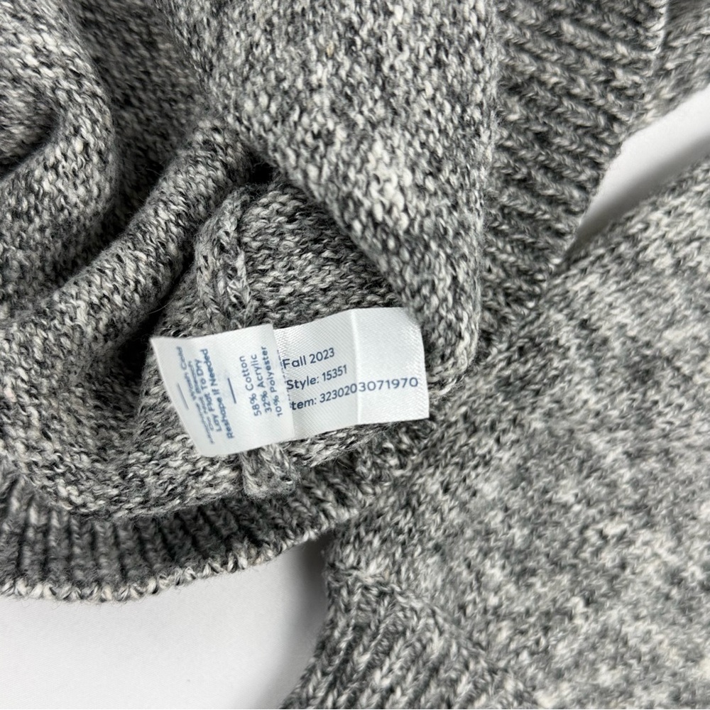 Marine Layer Alma Puff Sleeve Sweater Gray Knit Size XS EUC - Picture 8 of 14